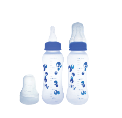 MAMADEIRA ACINTURADA - BICO DE SILICONE REDONDO - 250ML # 3450 - FLY