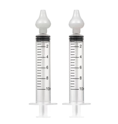 LAVADOR NASAL SERINGA COM PONTA EM SILICONE # 15655 - BUBA
