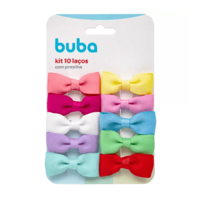 KIT LAÇOS COM PRESILHA - 10 UNIDADES # 15303 - BUBA