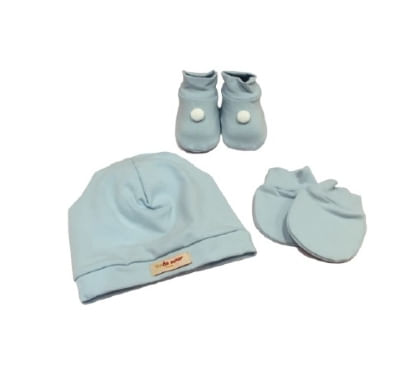 KIT DE COTTON LISO - TAMANHO RN # 10071 - FIO DE AMOR