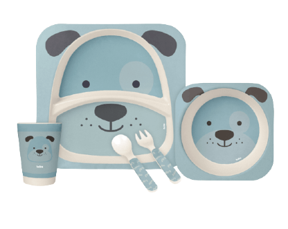 KIT REFEIÇÃO BAMBU - CACHORRO # 16226 - BUBA