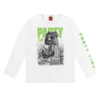 CAMISETA INFANTIL - MASCULINA - TAMANHO 10 AO 16 # 208087 - KYLY