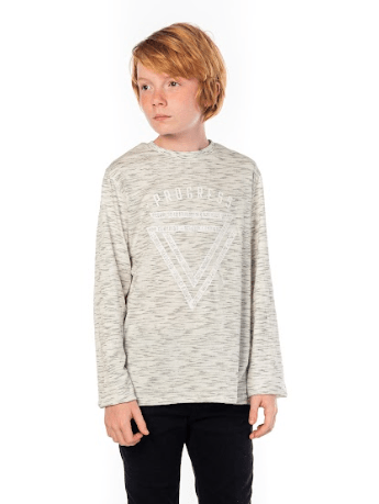 CAMISETA MANGA LONGA JUVENIL - TAMANHO 10 AO 16 # 11247 - SBA