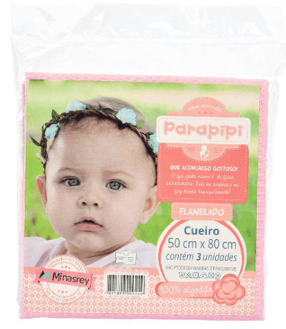 CUEIRO LISO PARAPIPI - 50X80CM - 3 UNIDADES # 1084 - MINASREY
