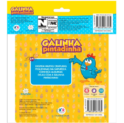 LIVRO PARA BANHO GALINHA PINTADINHA - CRIATURAS PEQUENINAS # 67535 - CIRANDA CULTURAL