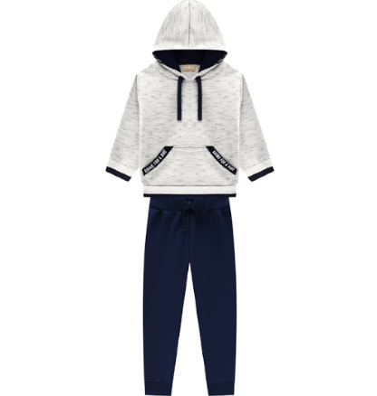 CONJUNTO INFANTIL -  MASCULINO - TAMANHO 4 AO 8 # 14696 - MILON
