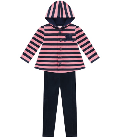 CONJUNTO INFANTIL - FEMININO - TAMANHO 4 AO 8 # 14532 - MILON