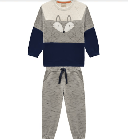 CONJUNTO INFANTIL - MASCULINO - TAMANHO 4 AO 8 # 14683 - MILON