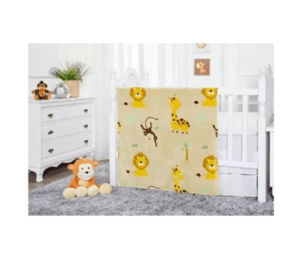 COBERTOR BABY FLANNEL KIM -  90CMx110M # BFKIMIN202201 - ETRURIA