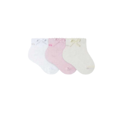 KIT MEIA BEBÊ - 3 PARES - TAMANHO 13 AO 16 # KT.49126 - RIKAM