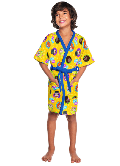 ROUPÃO QUIMONO AVELUDADO - MUNDO BITA - TAMANHO P AO M # 7346 - LEPPER