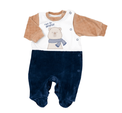 MACACÃO LONGO - MASCULINO - TAMANHO RN AO M # 4066 - FEROZ BABY