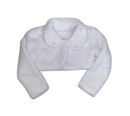 BOLERO MANGA LONGA - TAMANHO 4 AO 10 # 6174 - CARACOLES