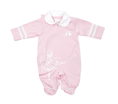 MACACÃO LONGO - FEMININO - TAMANHO PREMATURO AO M # 4095 - FEROZ BABY