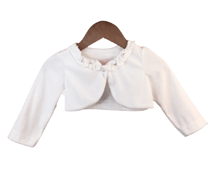 BOLERO MANGA LONGA PLUSH - TAMANHO P AO G # 6164 - CARACOLES