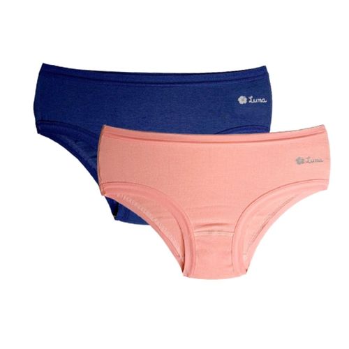 KIT CALCINHA PLUS SIZE INFANTIL BASIC - 2 UNIDADES # 401 - LUNA
