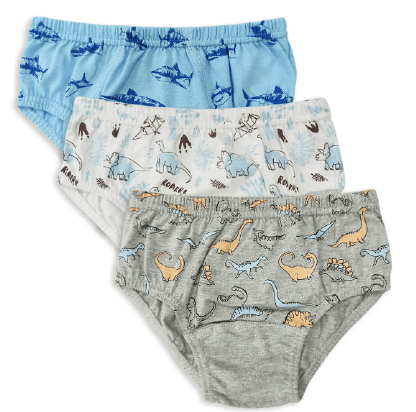 KIT CUECA SLIP - 3 UNIDADES - TAMANHO 4 AO 10 # 504 - LUNA