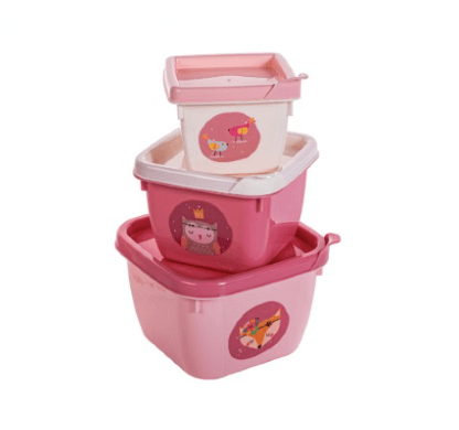 KIT 3 POTES  CONECT - DECORADO  # 9322 - PLASUTIL