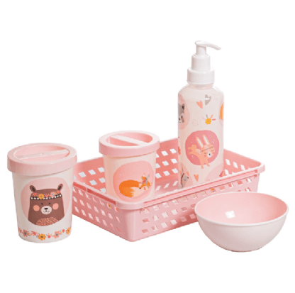 KIT HIGIENE BICHINHOS DECORADO # 13361 - PLASUTIL