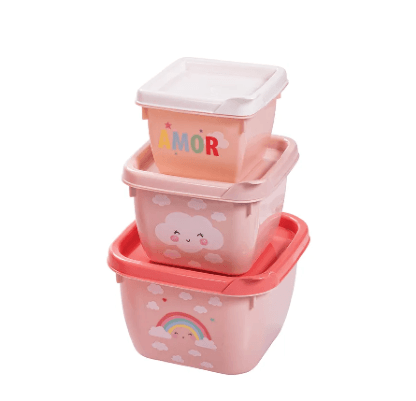 KIT 3 POTES CONECT # 13455 - PLASUTIL