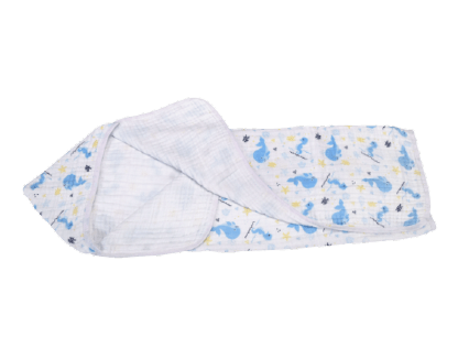 TOALHA DE BANHO COM CAPUZ SOFT 100cm x 85cm - DENGO #3684 - MINASREY