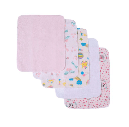 TOALHINHA DE BOCA KARINHO ESTAMPADA - 32X25CM - 5 UNIDADES # 19120 - PAPI