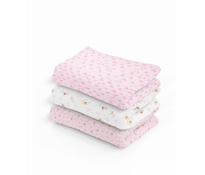 CUEIRO FLANELADO ESTAMPADO - 80X80CM - 3 UNIDADES # 10910 - PAPI