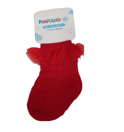 MEIA FESTA FASHION - INFANTIL - TAMANHO 16 AO 20 # 0009538/9964M - PIMPOLHO