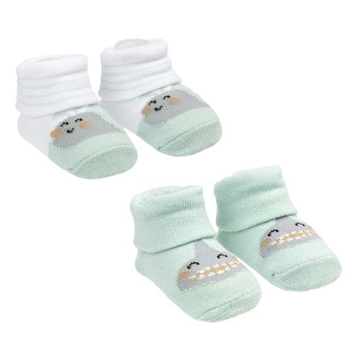 KIT MEIA  -  2 PARES - TAMANHO RN # 0300030/31M - PIMPOLHO