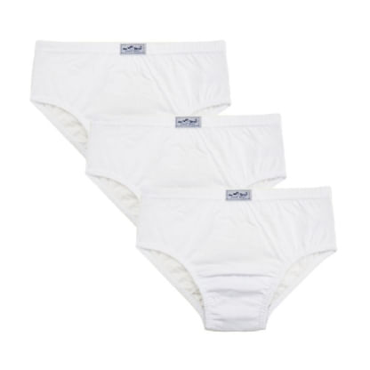 KIT CUECA INFANTIL - 3 UNIDADES - TAMANHO 4 AO 10 # 0050A - LUNA