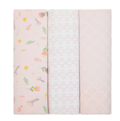 KIT CUEIRO FLANELADO COMPOSÊ - 80X80CM - 3 UNIDADES # 420416 - PAPI