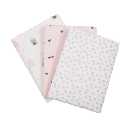 KIT CUEIRO FLANELADO COMPOSÊ - 80X60CM - 3 UNIDADES # 440116 - PAPI