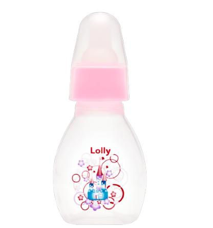 MINI MAMADEIRA COM DESENHO - 50ML # 1971-01 - LOLLY BABY