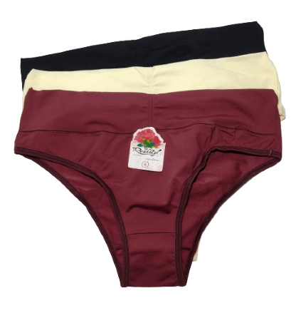KIT CALCINHA TANGA CONFORT - LISA - 3 UNIDADES - TAMANHO P AO GG # 720 - ROSASTYL