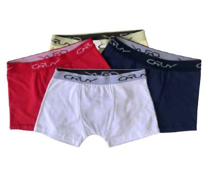 CUECA BOXER INFANTIL - TAMANHO P AO GG # 080 - MANUELITHA