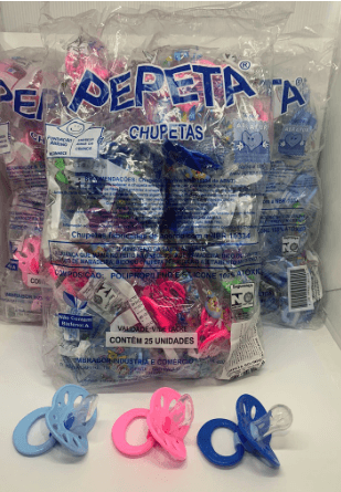 CHUPETA PLUS REDONDA - COM 25 UNIDADES # 0122-P2 - PEPETA