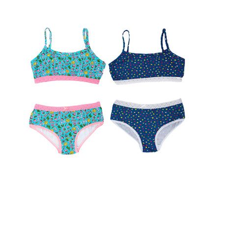 CONJUNTO TOP E CALCINHA ESTAMPADO - TAMANHO P AO GG # 4002 - TAMPINHA