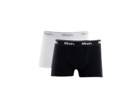 CUECA BOXER INFANTIL - ALGODÃO - 2 UNIDADES - TAMANHO P AO GG # 110.07 - MASH