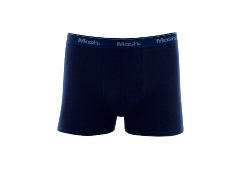 CUECA BOXER COTTON LISO COM ELÁSTICO - TAMANHO P AO GG # 170.26 - MASH