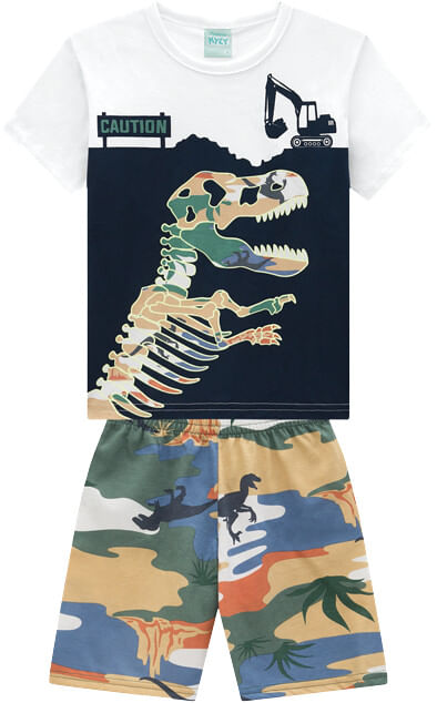 PIJAMA MASCULINO - TAMANHO 10 AO 16 # 112243 - KYLY