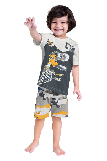 PIJAMA MASCULINO - TAMANHO 10 AO 16 # 112243 - KYLY