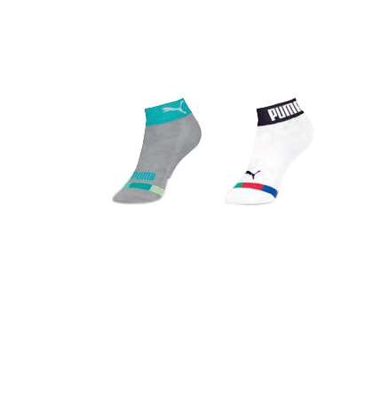 KIT MEIA CANO BAIXO - INFANTIL - 2 PARES - PUMA - TAMANHO 25 AO 34 # 2790.001 - SELENE