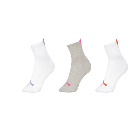 KIT MEIA CANO MEDIO - 3 PARES - PUMA  -TAMANHO 34 AO 39 # 4730.003 - SELENE