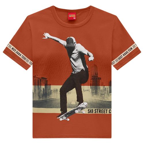 CAMISETA - MASCULINO - TAMANHO 10 AO 16 # 112186 - KYLY