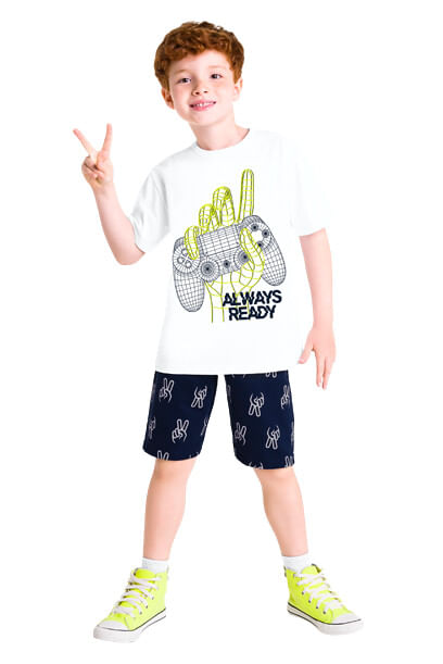 CONJUNTO INFANTIL - MASCULINO - TAMANHO 10 AO 16 # 112208 - KYLY