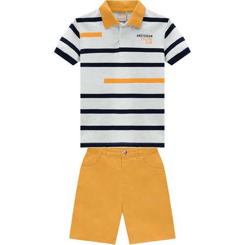 CONJUNTO INFANTIL - MASCULINO - TAMANHO 4 AO 8 # 15115 - MILON