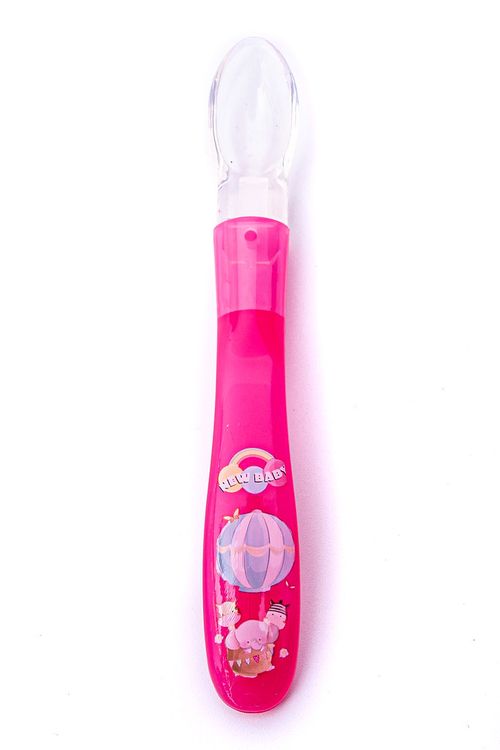 COLHER INFANTIL ANATÔMICA DE SILICONE # 1165 - NEW BABY