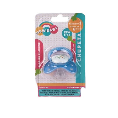 CHUPETA BICO DE SILICONE - BICO ASSIMETRICO - FASE 1 # 1130 - NEW BABY