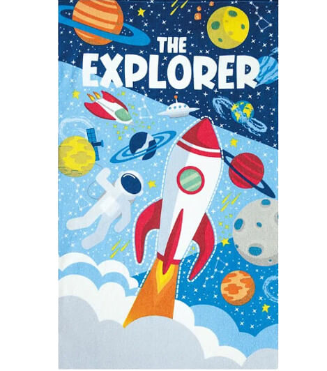 TOALHA DE BANHO FELPUDA - THE EXPLORER -70CM X 1,15M # 5563704/27544 - DOHLER