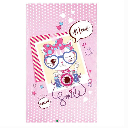 TOALHA DE BANHO FELPUDA - MEOW - 70CM X 1,15M # 5563739/27546 - DOHLER